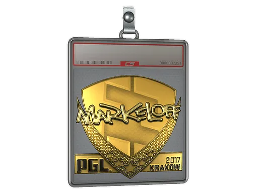 Sticker Slab | markeloff (Gold) | Krakow 2017