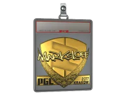Sticker Slab | markeloff (Gold) | Krakow 2017