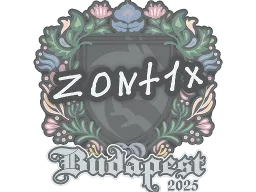Sticker | zont1x | Budapest 2025