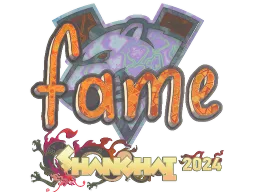 Sticker | fame (Holo) | Shanghai 2024