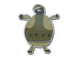 Sticker | Poorly Drawn IDF