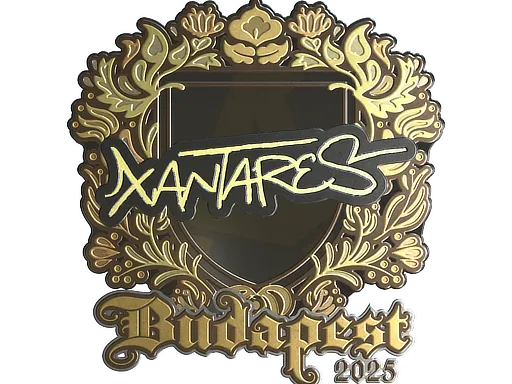 Sticker | XANTARES (Gold) | Budapest 2025