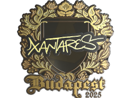 Sticker | XANTARES (Gold) | Budapest 2025
