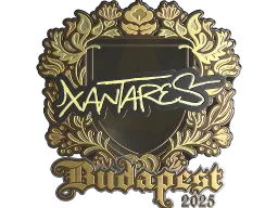 Sticker | XANTARES (Gold) | Budapest 2025