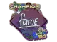 Sticker | fame (Glitter, Champion) | Rio 2022 CS2 skin