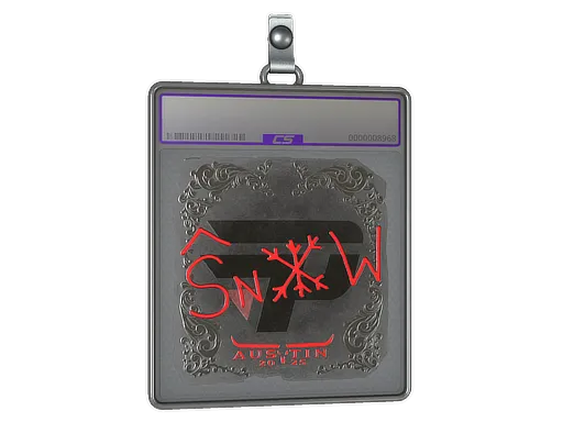 Sticker Slab | snow (Foil) | Austin 2025