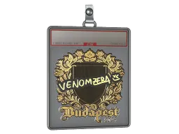 Sticker Slab | venomzera (Gold) | Budapest 2025