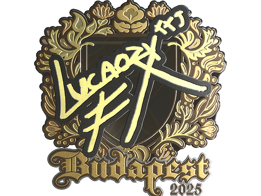 Sticker | Lucaozy (Gold) | Budapest 2025