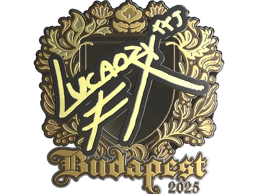 Sticker | Lucaozy (Gold) | Budapest 2025