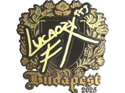 Sticker | Lucaozy (Gold) | Budapest 2025