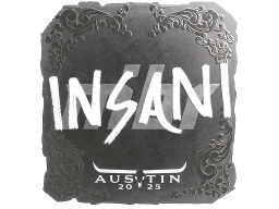 Sticker | insani (Foil) | Austin 2025