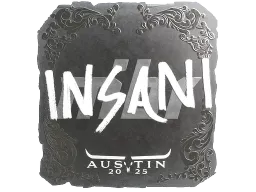 Sticker | insani (Foil) | Austin 2025