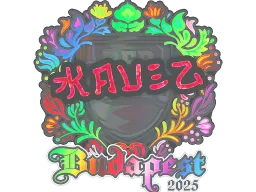 Sticker | kauez (Holo) | Budapest 2025