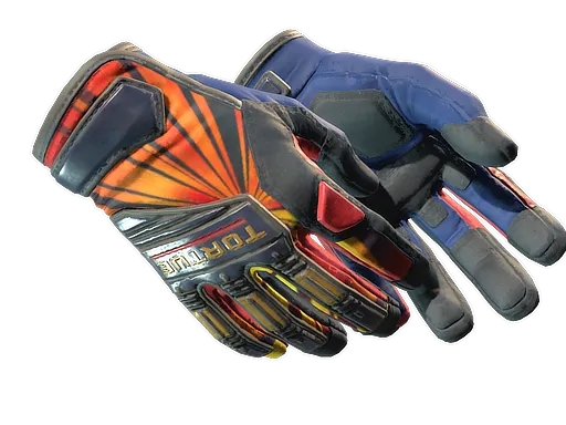 ★ Specialist Gloves | Sunburst (Well-Worn)