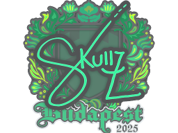 Sticker | skullz | Budapest 2025