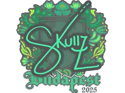 Sticker | skullz | Budapest 2025