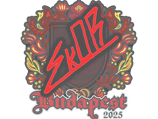Sticker | sk0R | Budapest 2025