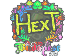 Sticker | HexT (Holo) | Budapest 2025