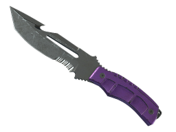 ★ Survival Knife | Ultraviolet (Battle-Scarred)