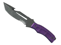 ★ Survival Knife | Ultraviolet (Battle-Scarred)