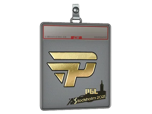 Sticker Slab | paiN Gaming (Gold) | Stockholm 2021