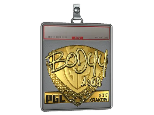 Sticker Slab | bodyy (Gold) | Krakow 2017