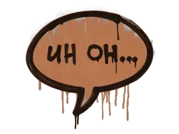 Sealed Graffiti | Uh Oh CS2 skin
