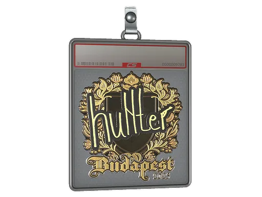 Sticker Slab | huNter- (Gold) | Budapest 2025