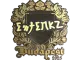 Sticker | ewjerkz (Gold) | Budapest 2025 CS2 skin