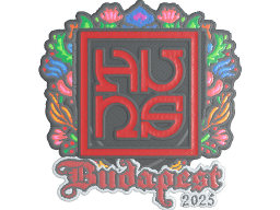 Sticker | The Huns (Embroidered) | Budapest 2025