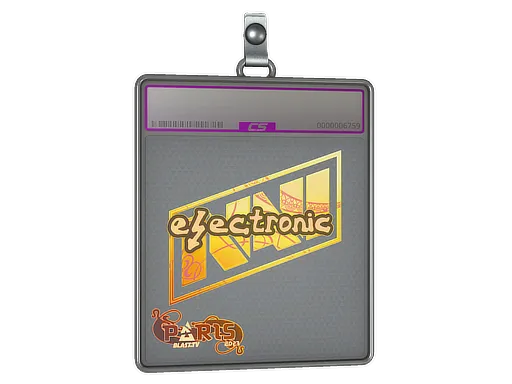 Sticker Slab | electronic (Holo) | Paris 2023