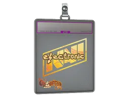 Sticker Slab | electronic (Holo) | Paris 2023