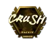Sticker | crush (Gold) | London 2018 CS2 skin