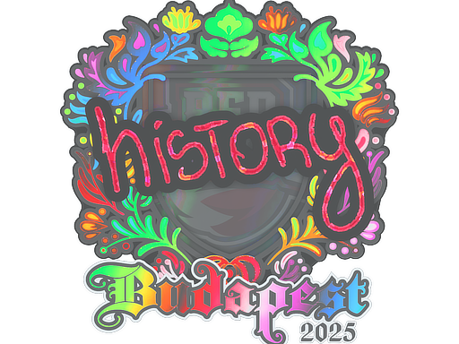 Sticker | History (Holo) | Budapest 2025