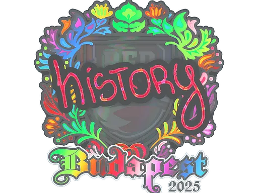 Sticker | History (Holo) | Budapest 2025