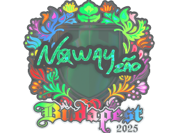 Sticker | noway (Holo) | Budapest 2025