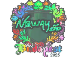 Sticker | noway (Holo) | Budapest 2025