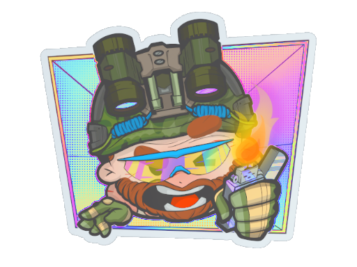Sticker | Try Hard (Holo)