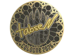 Sticker | tabseN (Gold) | Cologne 2026