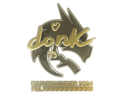 Sticker | donk (Gold) | Copenhagen 2024