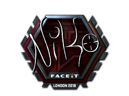 Sticker | NiKo (Foil) | London 2018