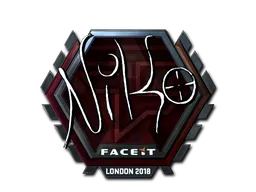 Sticker | NiKo (Foil) | London 2018