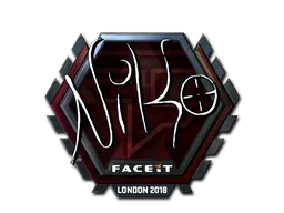 Sticker | NiKo (Foil) | London 2018