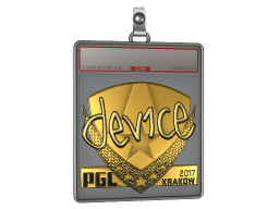 Sticker Slab | device (Gold) | Krakow 2017