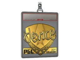 Sticker Slab | device (Gold) | Krakow 2017