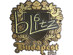 Sticker | bLitz (Gold) | Budapest 2025