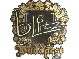 Sticker | bLitz (Gold) | Budapest 2025