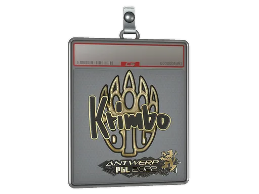 Sticker Slab | Krimbo (Gold) | Antwerp 2022