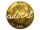 Sticker | advent (Gold) | Katowice 2019