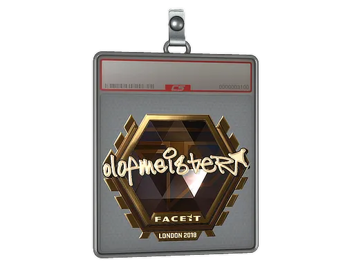 Sticker Slab | olofmeister (Gold) | London 2018